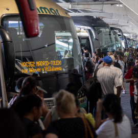 Imagen de archivo de la estación de autobuses de Méndez Álvaro, en Madrid, a 12 de julio de 2024.