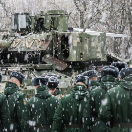 Exhibición militar rusa en San Petersburgo.