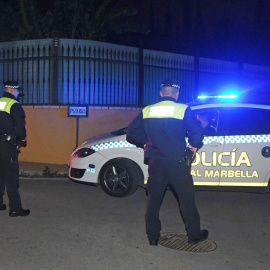 Agentes de la Policía Local de Marbella en una imagen de archivo.