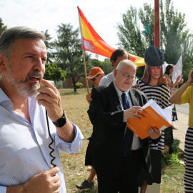 El presidente de Hazte Oír, Ignacio Arsuaga, junto a activistas del 'lobby' ultra en una imagen de sus redes sociales.