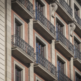 Façana d'un edifici de Barcelona