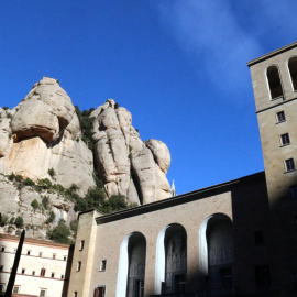 Imatge d'arxiu del monestir de Montserrat.