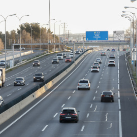 El tráfico en la Nacional 4, a 1 de enero de 2025.