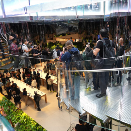 Una tienda de Apple en la Quinta Avenida de Nueva York.