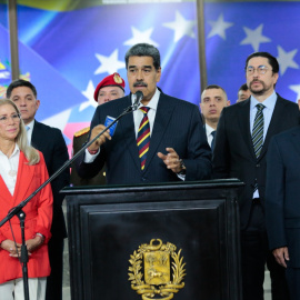 Nicolás Maduro, tras las elecciones en Venezuela del pasado año.