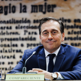 El ministro de Asuntos Exteriores, Unión Europea y Cooperación, José Manuel Albares, comparece en la Comisión de Asuntos Iberoamericanos, en el Senado, a 20 de diciembre de 2024.