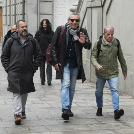 El periodista Miguel Angel Campos, a su llegada al Tribunal Supremo, a 9 de enero de 2025.