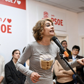 María Jesús Montero mantiene un encuentro con militantes del PSOE en Jaén.Juan de Dios Ortiz / Europa Press11/1/2025