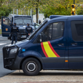 Foto de archivo de un dispositivo policial en Huelva.