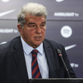 El presidente del FC Barcelona, Joan Laporta, a 14 de enero de 2025.