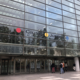 Fachada de la Ciutat de la Justícia de València.