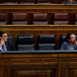 Pedro Sánchez y Pablo Iglesias en una imagen de archivo.