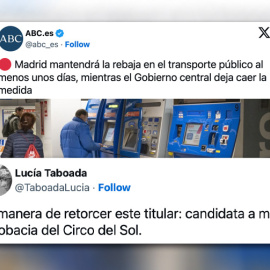 Críticas a una noticia del diario 'ABC'.