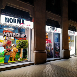 Norma Comics, un dels establiments més veterans de l'anomenat 'Triangle friqui' de Barcelona.