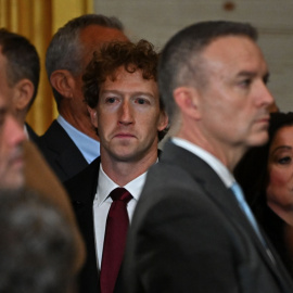 Mark Zuckerberg, CEO de Meta, durante la reciente toma de posesión de Donald Trump.