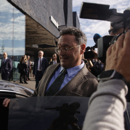 El fiscal general del Estado, Álvaro García Ortiz, a la salida de un acto en Barcelona.