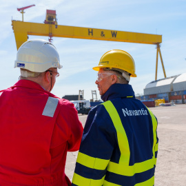 Navantia cierra la adquisición del constructor naval británico Harland & Wolff.