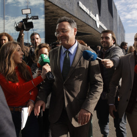 El Fiscal General del Estado, Álvaro García Ortiz, a su salida del acto de entrega de despachos de la 73 promoción de la Carrera Judicial.