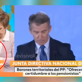 Un instante de Celia Villalobos en el programa 'Mañaneros'.