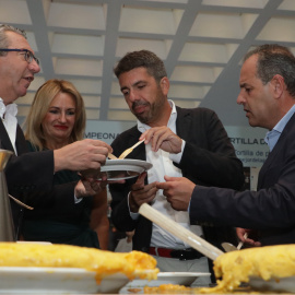 El president de la Generalitat, Carlos Mazón, durante el evento Alicante Gastronómica, en julio de 2024.