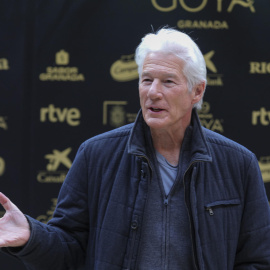 El actor y productor estadounidense Richard Gere en Granada.