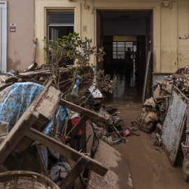 Estragos de la riada en Aldaia, en una imagen tomada el 31 de octubre de 2024.