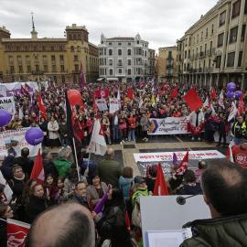 Manifestación en defensa del futuro de la provincia de León, a 16 de febrero de 2025.