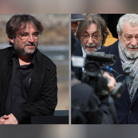 Jordi Évole y Miguel Ángel Rodríguez, en dos fotos de archivo.