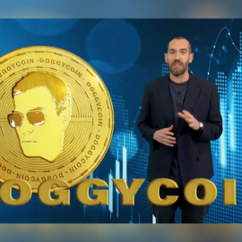 Jorge Ponce presenta el 'doggycoin' en 'La Revuelta'.