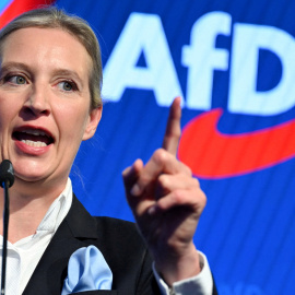 Alice Weidel, colíder del partido Alternativa para Alemania (AFD), en Berlín.