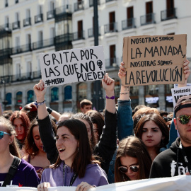 MANIFESTACIÓN DE ESTUDIANTES EN MADRID CONTRA LA SENTENCIA DE LA MANADA