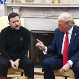 Momento de la reunión entre Trump y Zelenski en la Casa Blanca.