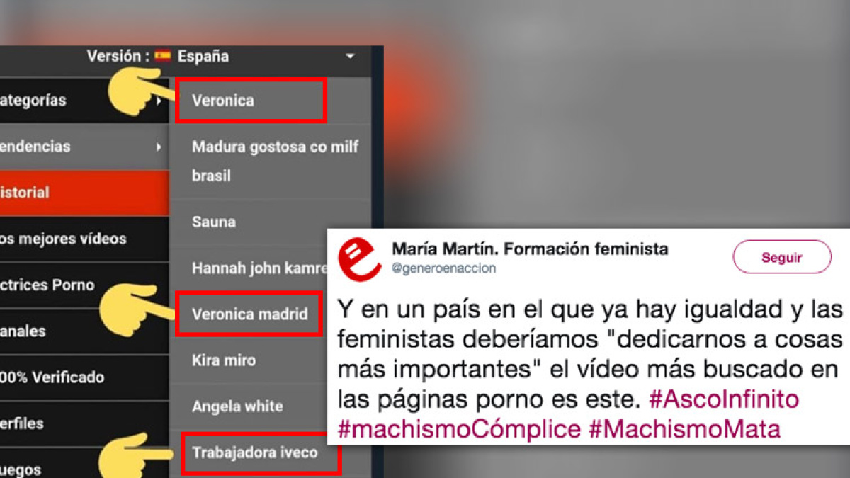 Otra muestra más de una sociedad enferma: lo más buscado en páginas porno  es el vídeo sexual de la trabajadora de Iveco | Público