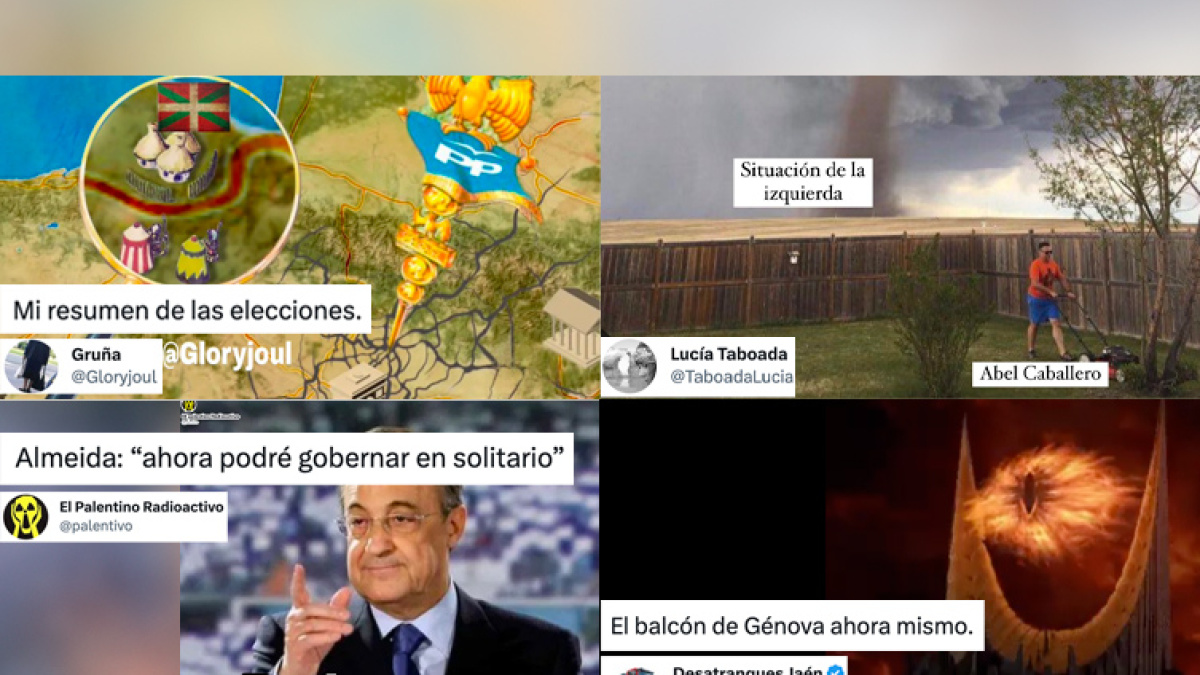 Los mejores memes para resumir las elecciones del 28M: 