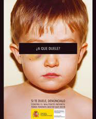 Campaña de 2006 contra el maltrato infantil en España (Imagen de archivo)