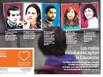 Portada del 9.05.2012  del diario 'La Razón'.