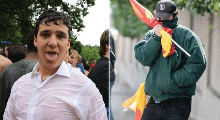 El joven Froilán entregado a la algarabía.