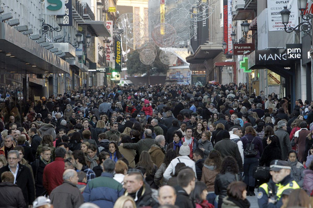 Calle Preciados (Madrid). /EFE